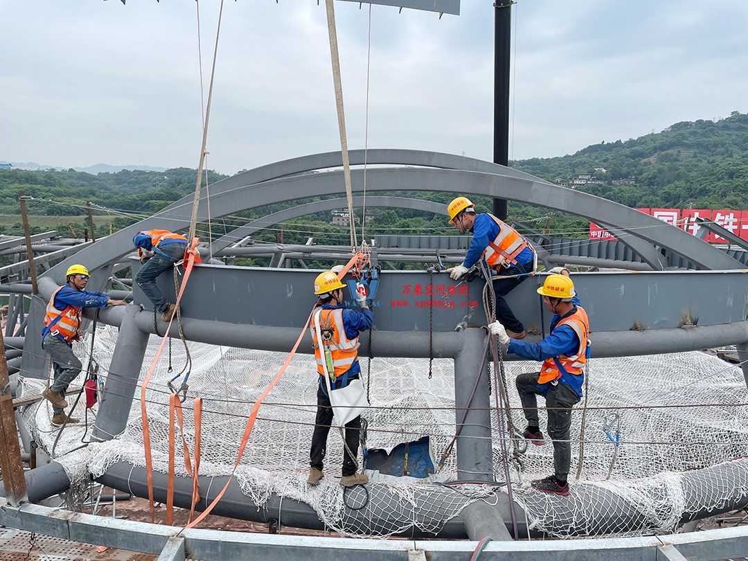 重庆东站站房正在加速建设，全力绘就项目新篇章