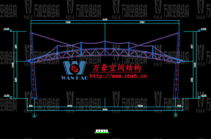 运动场膜结构